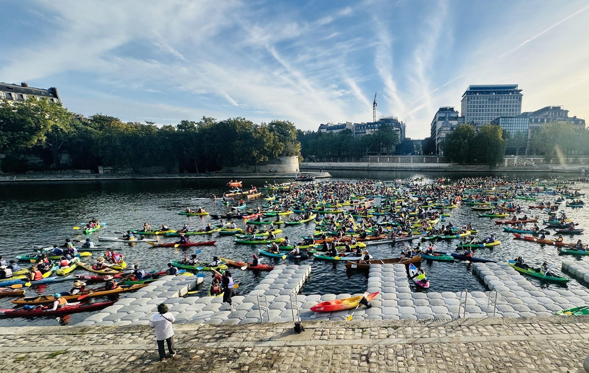 Pontons flottants pour la mise à l’eau des embarcations